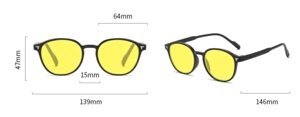 size Kék Fény Szűrő Szemüveg - Wallace