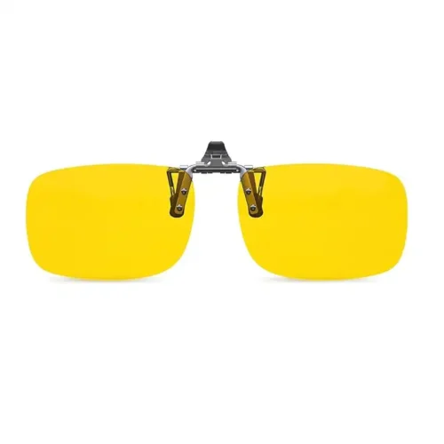 Kékfény szűrő szemüveg rátét (csíptethető, sárga lencse)