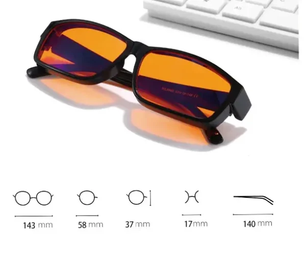 dioptriás fitover Kék fény szűrő szemüveg, kék fény blokkoló szemüveg