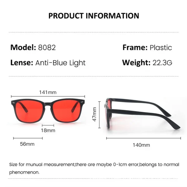 kék fény blokkoló éjszakai szemüveg