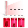 No Flicker full body red light therapy Free Pain 1200w 720W 630nm 660nm 810nm 830nm 850nm infrared red led light therapy (5) vörös és infravörös LED fényteápa panel lámpa
