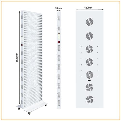 Vörös és infarvörös fény terápia panel jakabfitness