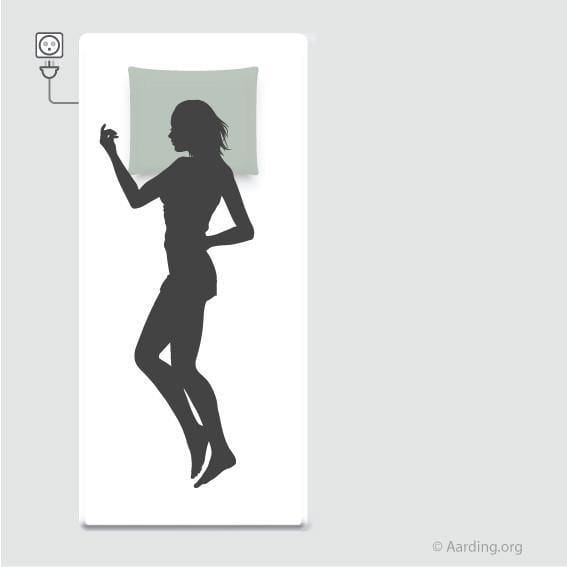 grounding fitted sheet 1 pers 2 sizes incl cable 5m and adapter 789524 2000x feöldelő lepedő matracra 1