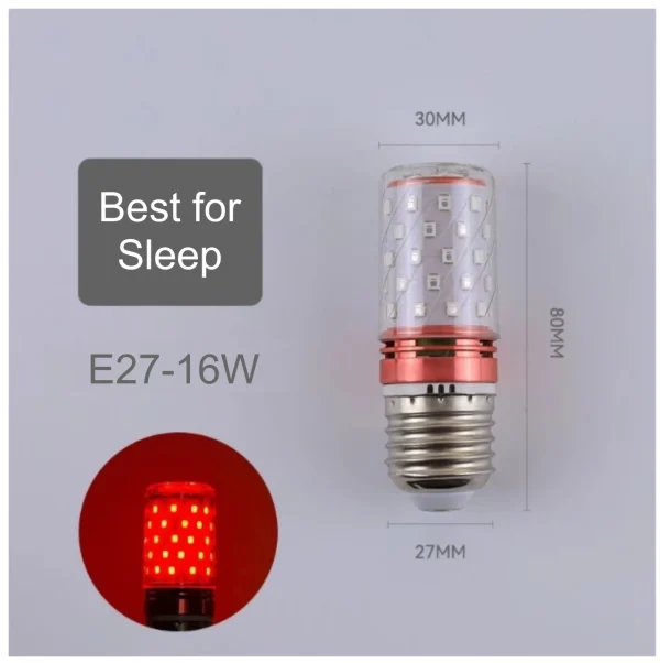 red e27 Piros éjszakai alvást elősegítő LED izzó
