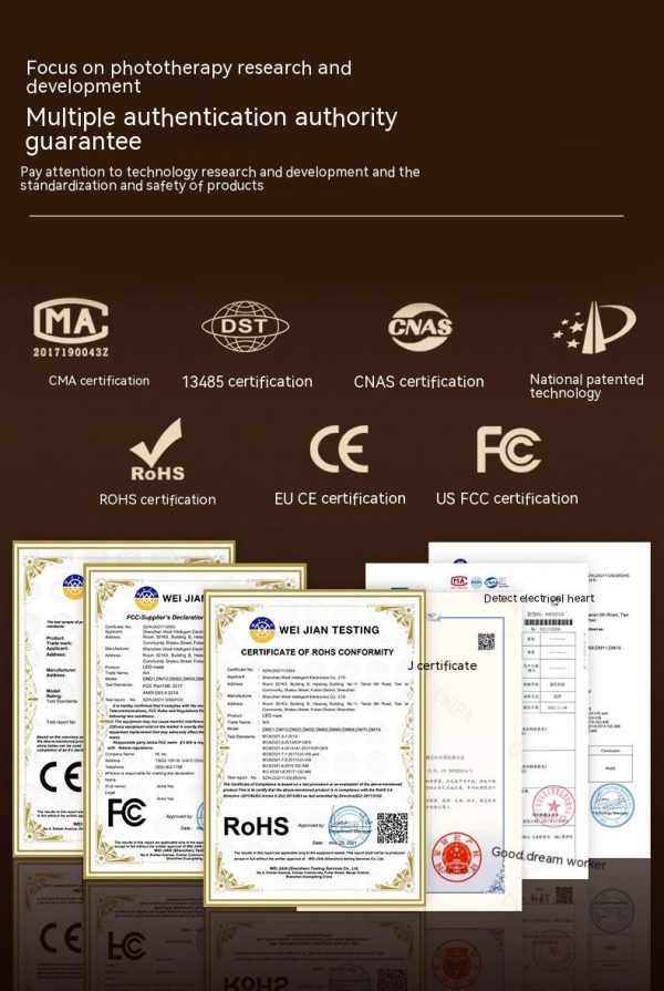 Bőrfiatalító Fényterápiás LED Arcmaszk - SkinPerfect