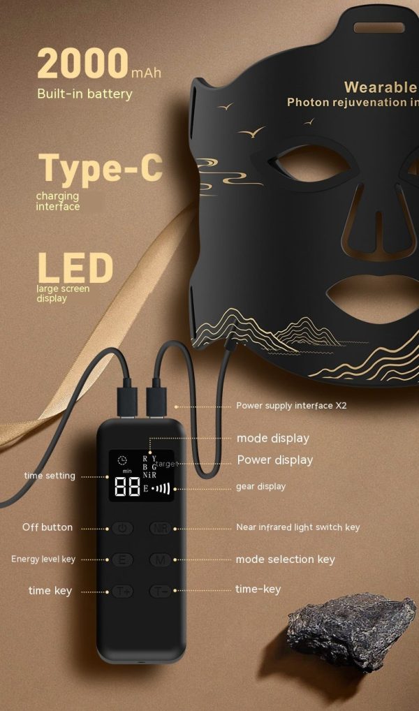 Bőrfiatalító Fényterápiás LED Arcmaszk - SkinPerfect