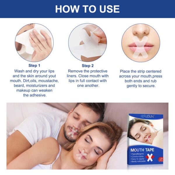 Horkolás elleni Szájtapasz - SleepFix