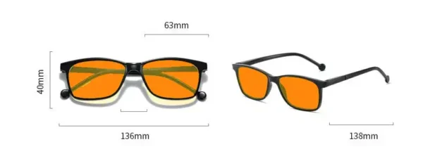 orange 2 Kék fény szűrő szemüveg, kék fény blokkoló szemüveg