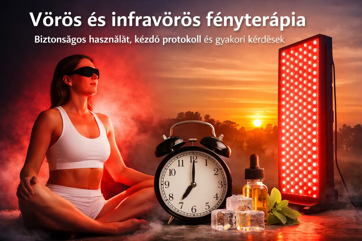 Vörös fény terápia és infravörös fény biztonságos használat kezdő protokoll és gyakori kérdések